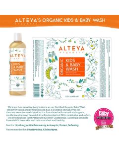 Alteya USDA Organic Baby Wash Mild & Gentle