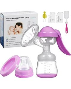 Manual Breast Pump, Silicone Hand Pump for Breastfeeding, Small Portable Manual Breast Milk Catcher Baby Feeding Pumps & Accessories