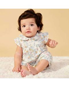 Organic Cotton Baby Girls Romper 2 Pack