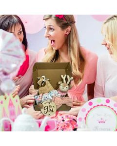 Newborn Baby It's A Girl Organic Gift Set