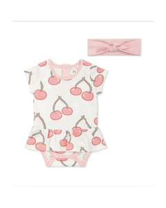 Organic Cotton Baby Bodysuit and Headband