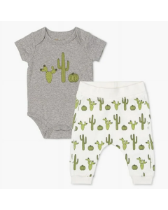 Organic Cotton Baby Bodysuit and Pants