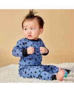 Organic Baby & Toddler Boy 4 Pc Long Sleeve & Long Pant Pajamas