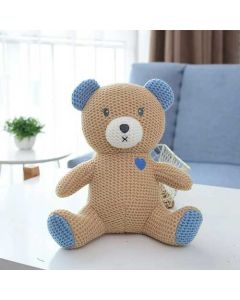 Organic Knitted Stuffed Bear
