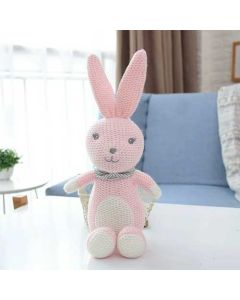 Organic Knitted Stuffed Bunny