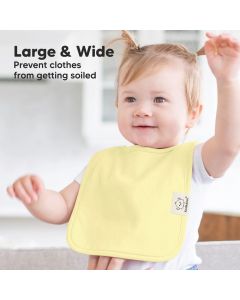 8-Pack Organic Baby Bibs for Boy, Girl, Drool Bibs, Baby Bib for Girls, Boys 